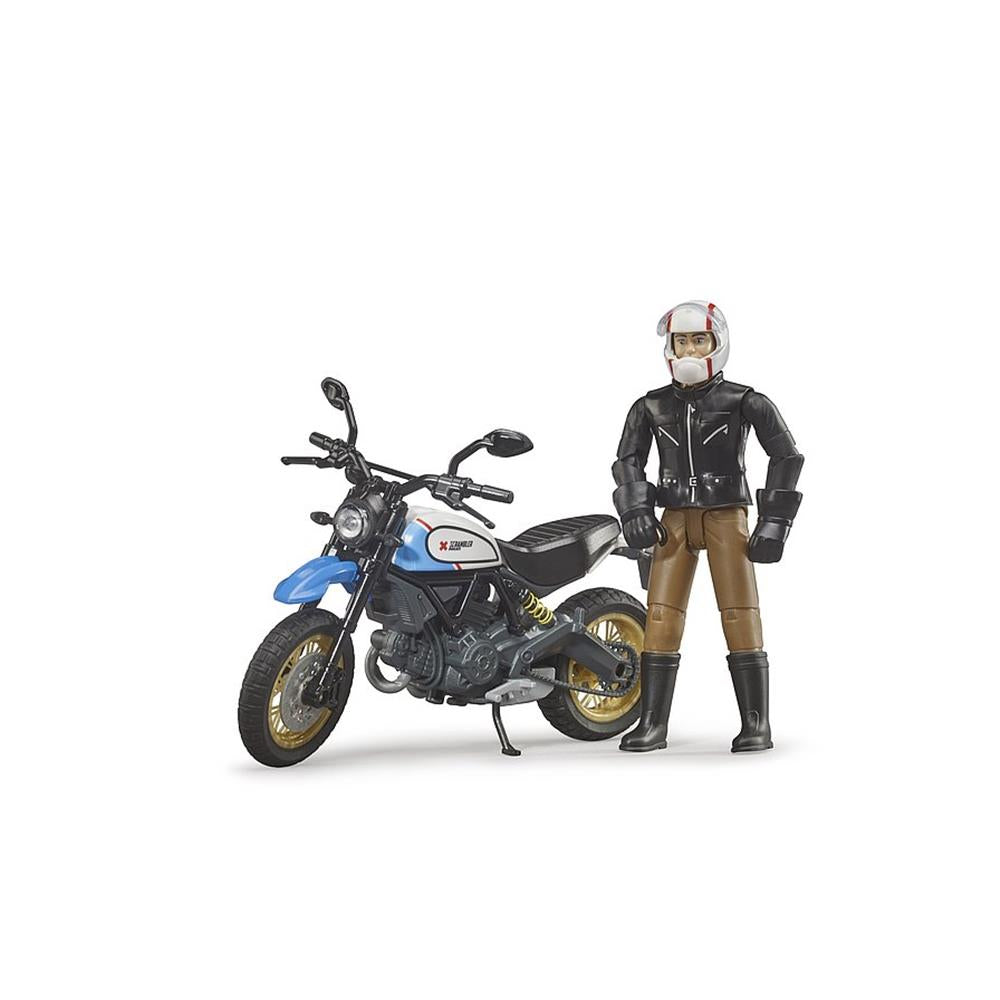 Bruder 63051 - Scrambler Ducati Desert Sled mit Fahrer
