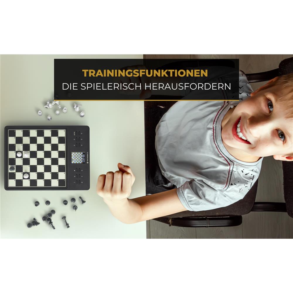 MILLENNIUM M808 ChessChampion 2.0 – Kompakter Schachcomputer mit KI & Farbdisplay