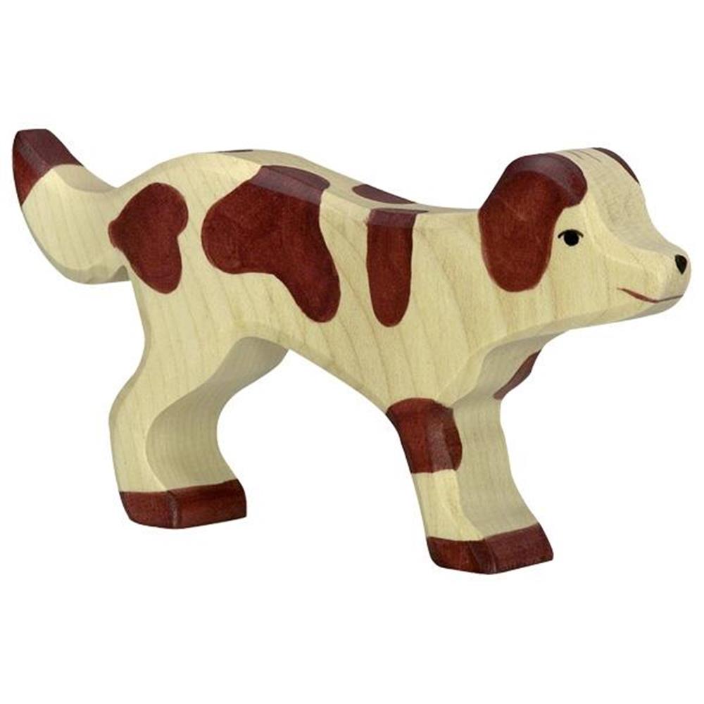 Holztiger Holzfigur - Hofhund, Holzspielzeug, ab 3 Jahren