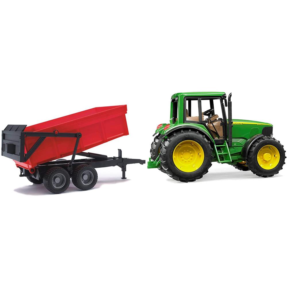 Bruder 02057 - John Deere 6920 mit Wannenkippanhänger