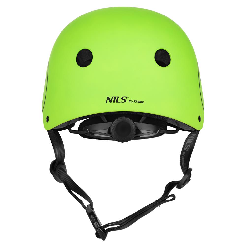 NILS EXTREME MTW001-2 Helm Größe M 55-58 cm Grün - Schutzhelm für Skatehelm Inliner Roller Fahrrad