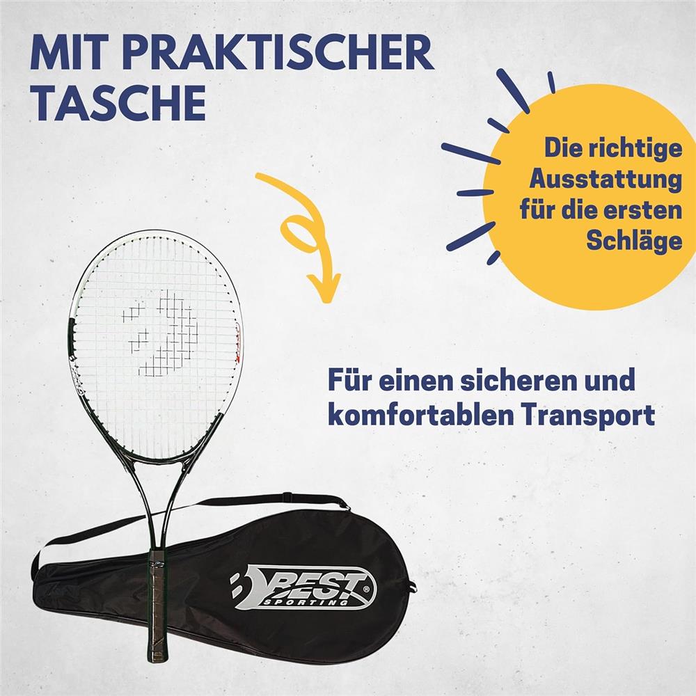 Best Sporting Tennisschläger XT-POWER L3 mit Tasche leicht 250g