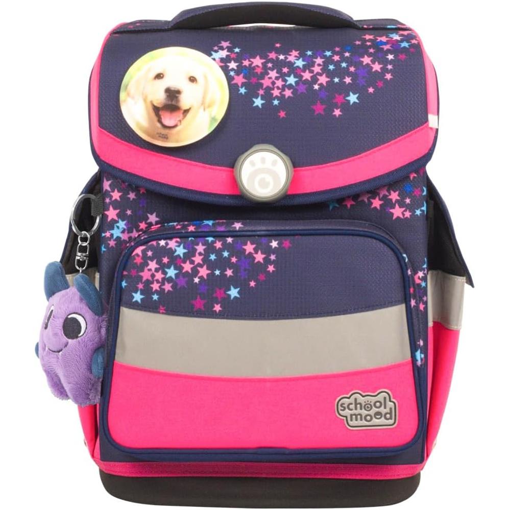 School-Mood Schulranzen Set Timeless Pro Leni (Hund) 7-teilig