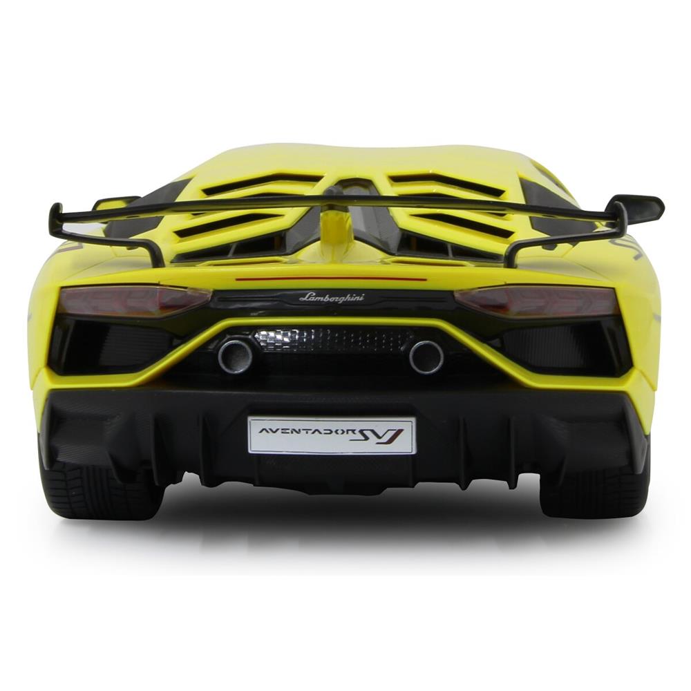 Jamara Lamborghini Aventador SVJ 1:14 gelb 2,4GHz Ferngesteuertes Auto mit LED Fahrlicht