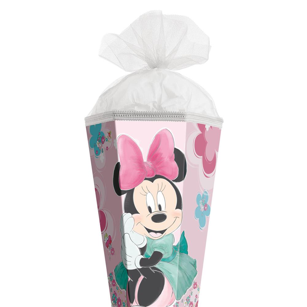 Roth Schultüte Disney Minnie Maus, 85cm, eckig, Rot(h)-Spitze, Tüllverschluss