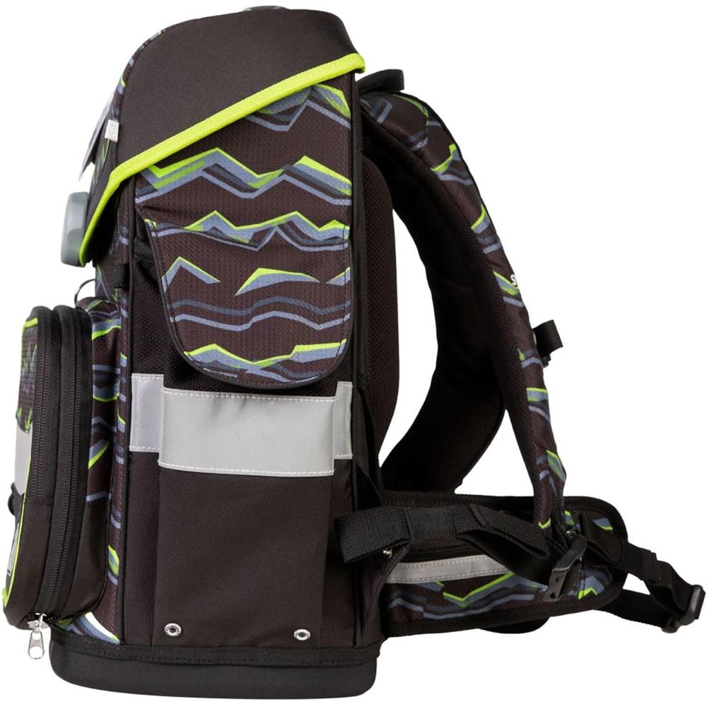 School-Mood Schulranzen Set Timeless Pro Finn (Raubkatze) 7-teilig