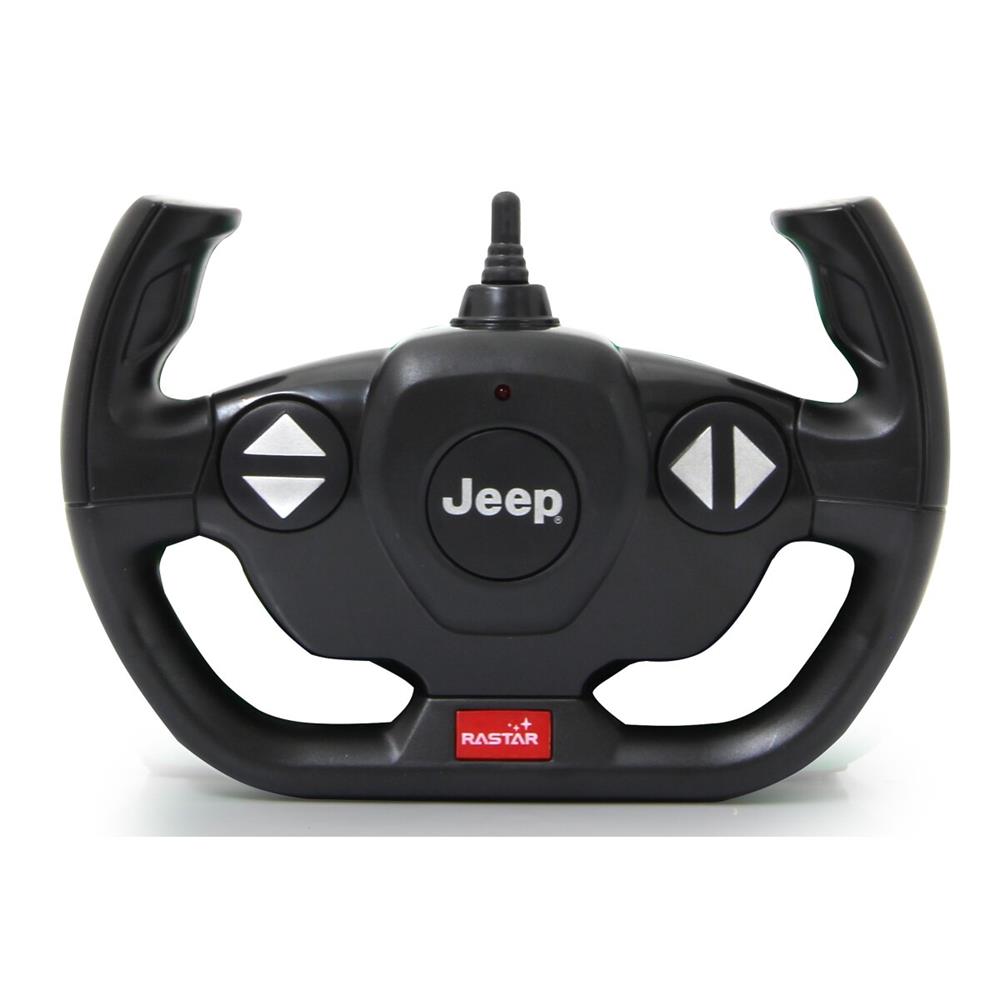 Jamara Jeep Wrangler JL 1:14 gelb 2,4GHz Tür manuell Ferngesteuertes Auto mit LED Fahrlicht