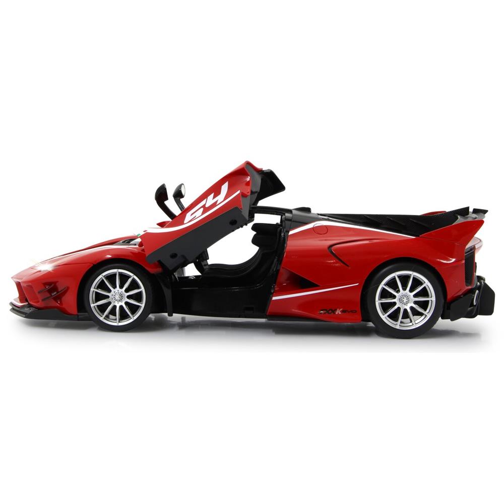 Jamara Ferrari FXX K Evo 1:14 rot 2,4GHz Tür manuell Ferngesteuertes Auto mit LED Fahrlicht