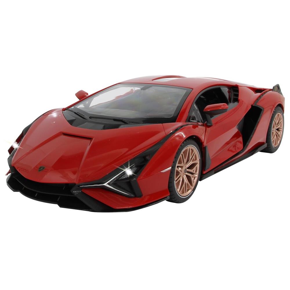 Jamara Lamborghini Sián FKP 37 1:14 rot 2,4GHz Tür manuell Ferngesteuertes Auto mit LED Fahrlicht