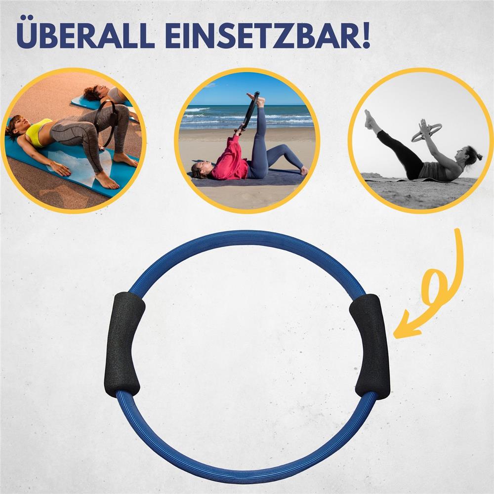 Best Sporting Pilates Power Ring 37 cm Fitnessring blau Training