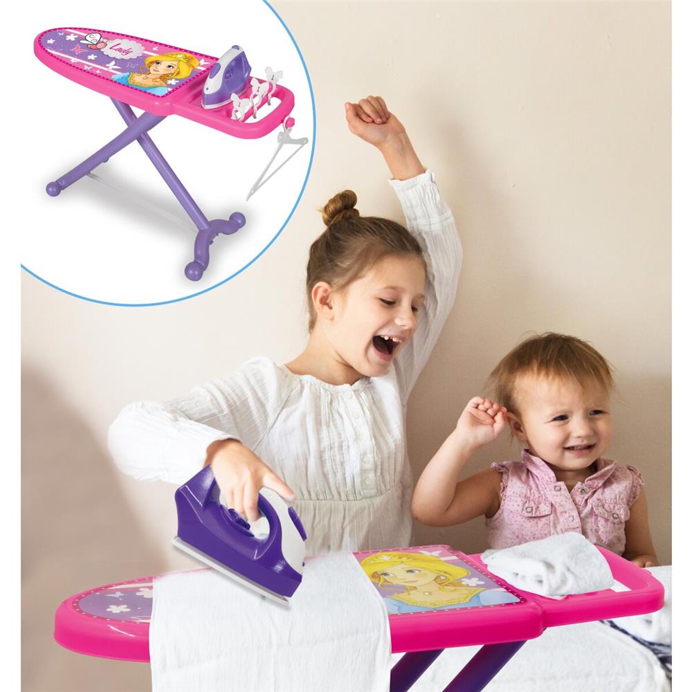 Jamara Bügelset Little Laundry Princess 6teilig Pink Prinzessin