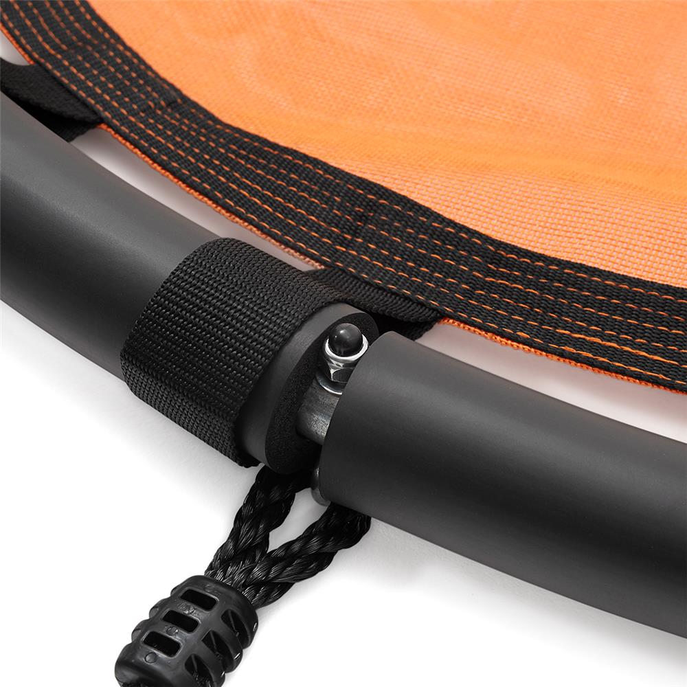 NILS CAMP Nestschaukel 100 cm, Orange, Gartenschaukel Outdoor Garten Balkon