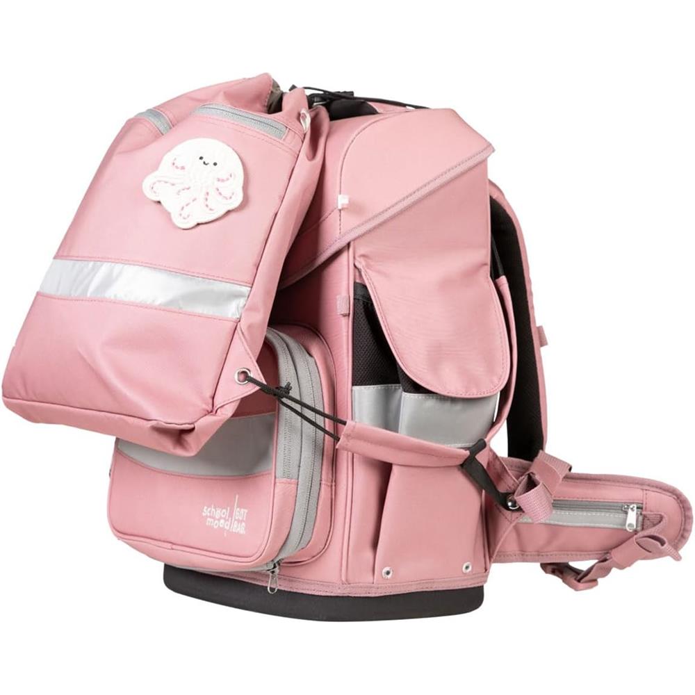 School-Mood Schulranzen Set Timeless Pro Axolotl (Ocean Collection) 6-teilig