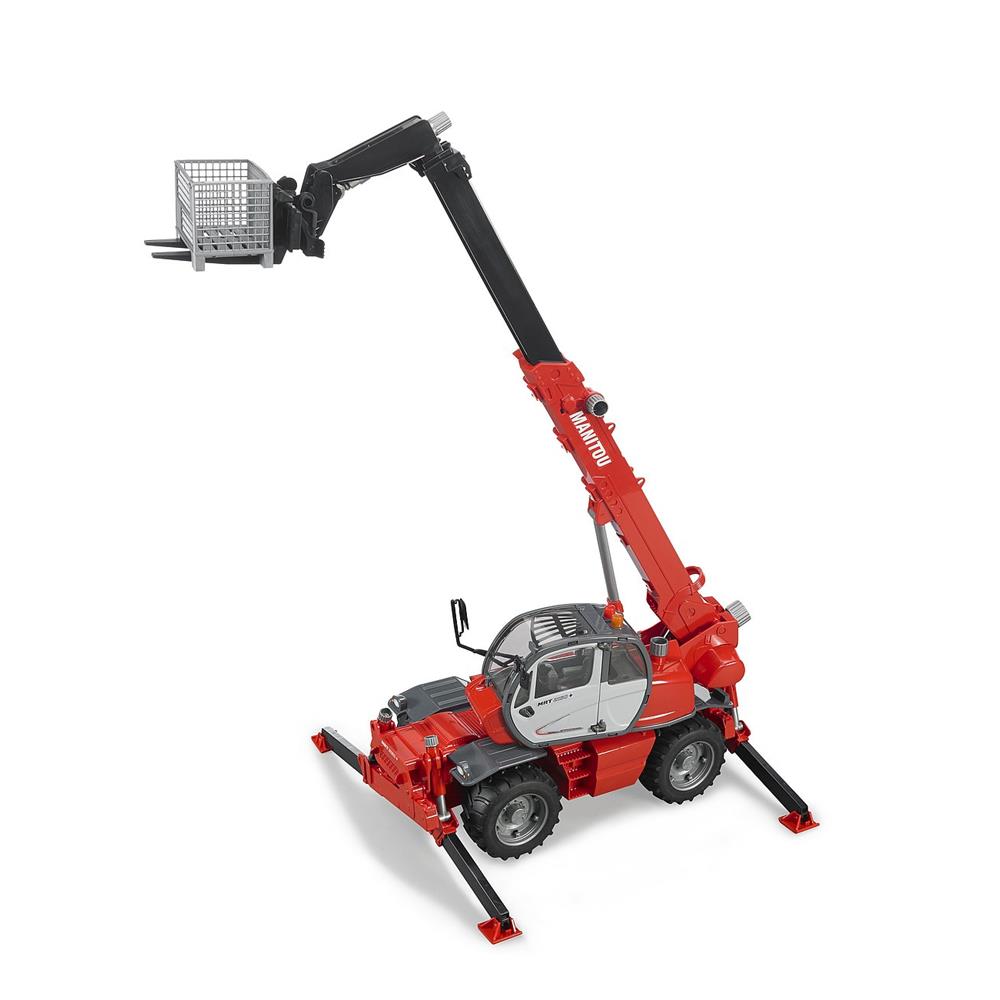 Bruder 02129 - Manitou Teleskopstapler MRT 2150 mit Zubehör