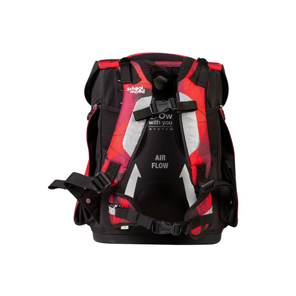 School-Mood Schulranzen Set Champion Maxx Pro Kai (Ninja) 7-teilig mitwachsend