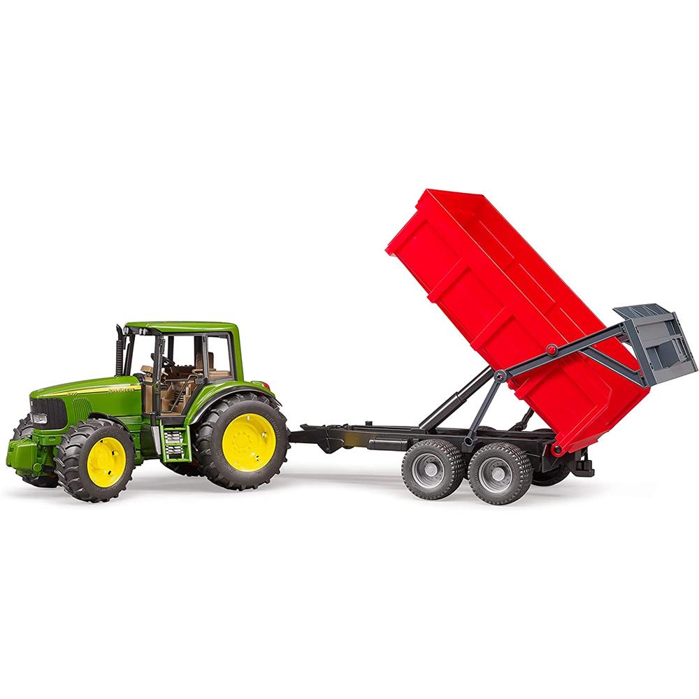 Bruder 02057 - John Deere 6920 mit Wannenkippanhänger