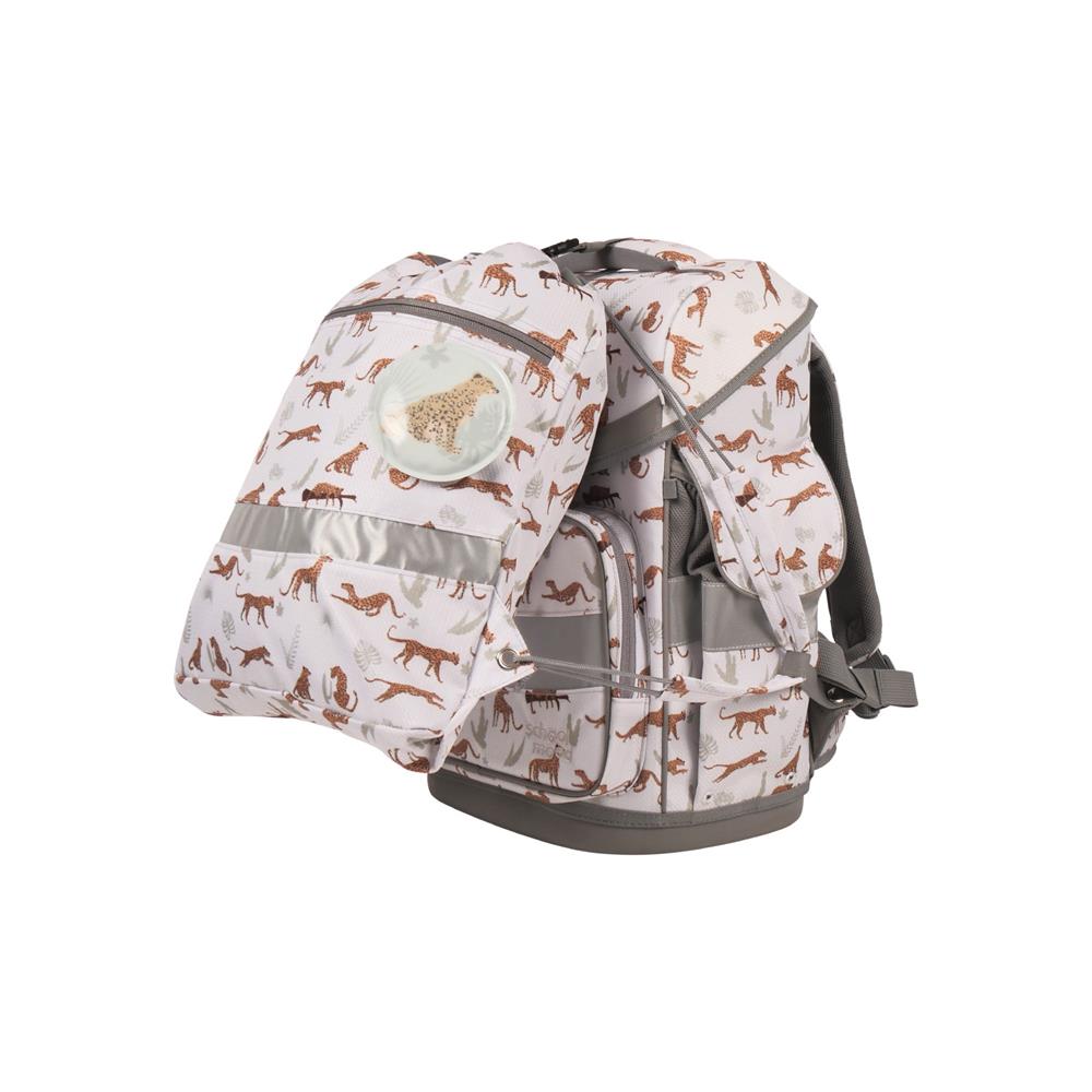 School-Mood Schulranzen Set Timeless Air+ Leopard (Nordic Collection) 7-teilig