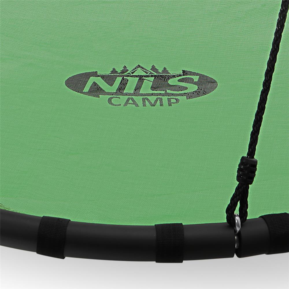 NILS CAMP Nestschaukel 120 cm, Grün, Gartenschaukel Outdoor Garten Terrasse Balkon