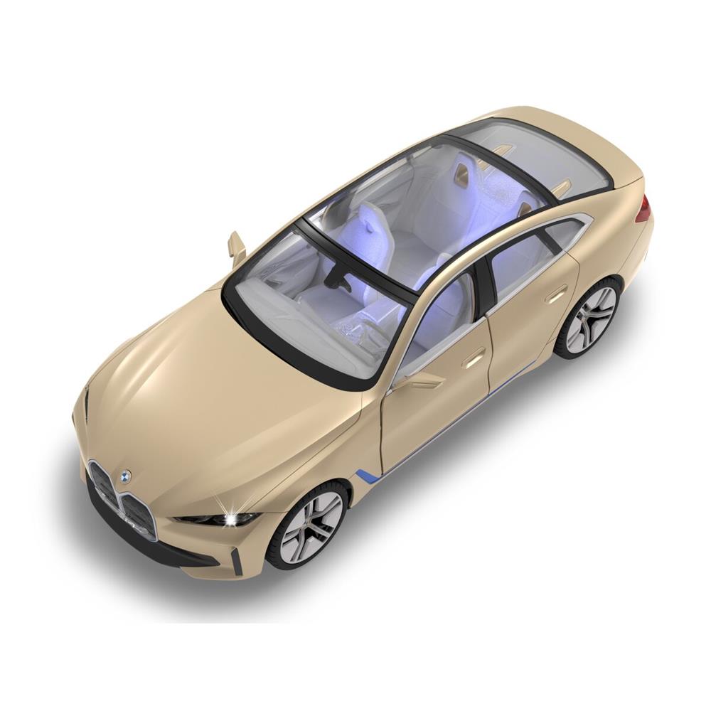 Jamara BMW i4 Concept 1:14 gold 2,4GHz Tür manuell Ferngesteuertes Auto LED Licht Innenbeleuchtung