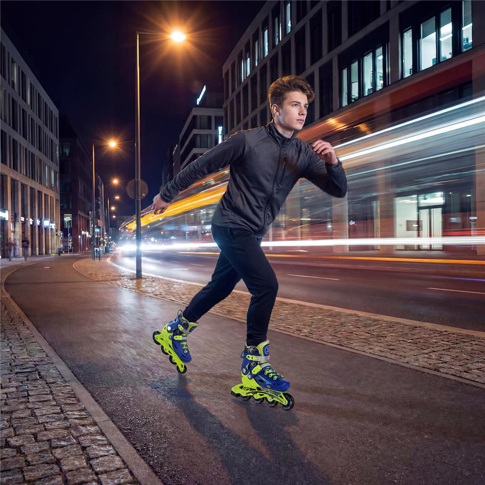 NILS EXTREME NA1055 BLAZE Inlineskates Inliner Kinder Gr. 35-38, Dunkelblau, größenverstellbar