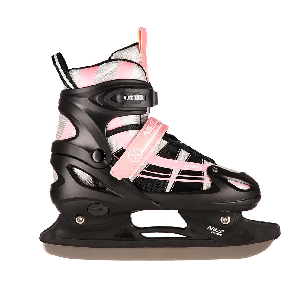 NILS EXTREME NH18366A 2in1 Inliner Schlittschuhe Kinder Gr. 35-38, Rosa-Weiß, verstellbar