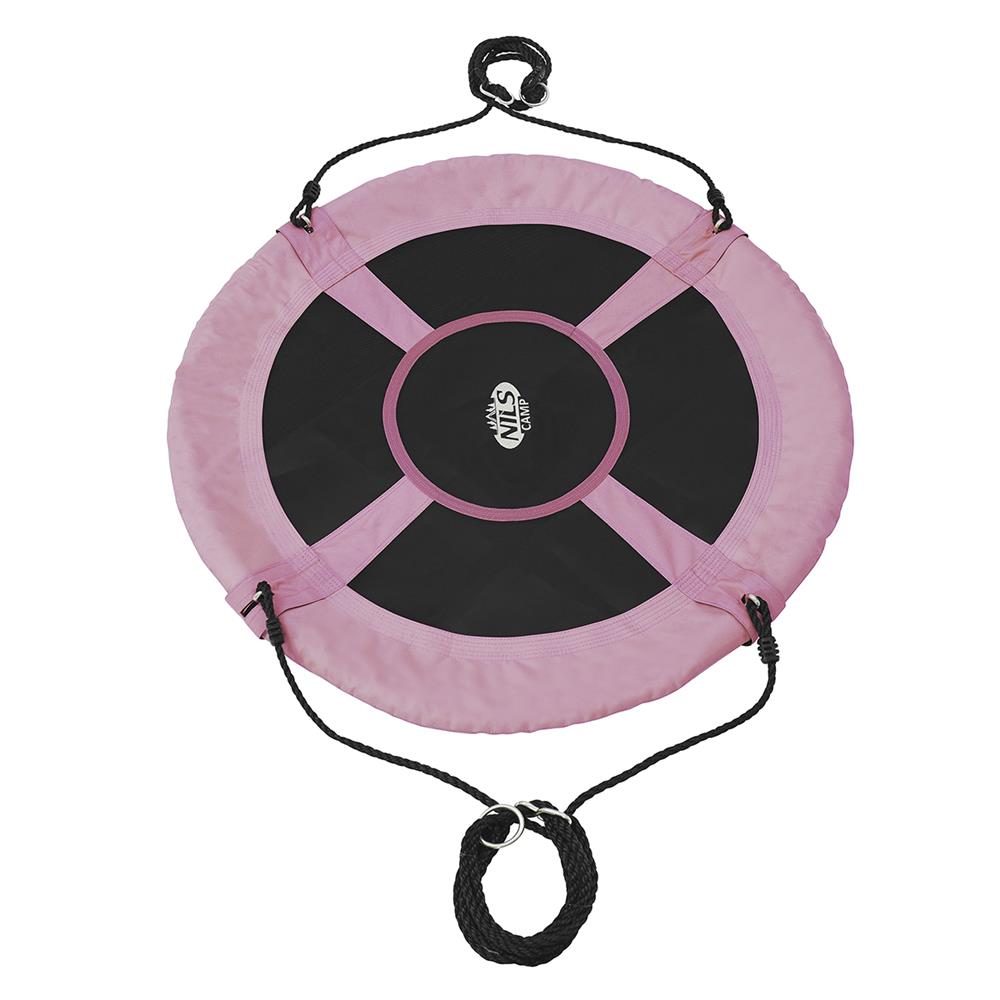 NILS CAMP Nestschaukel 100 cm, Pink, Gartenschaukel Outdoor Garten Balkon