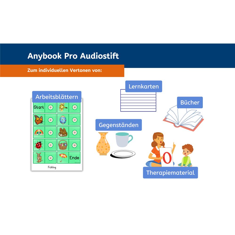 Anybook Pro M700 – Audiostift mit Aufnahmefunktion, Lesestift - (ohne Lizenz)