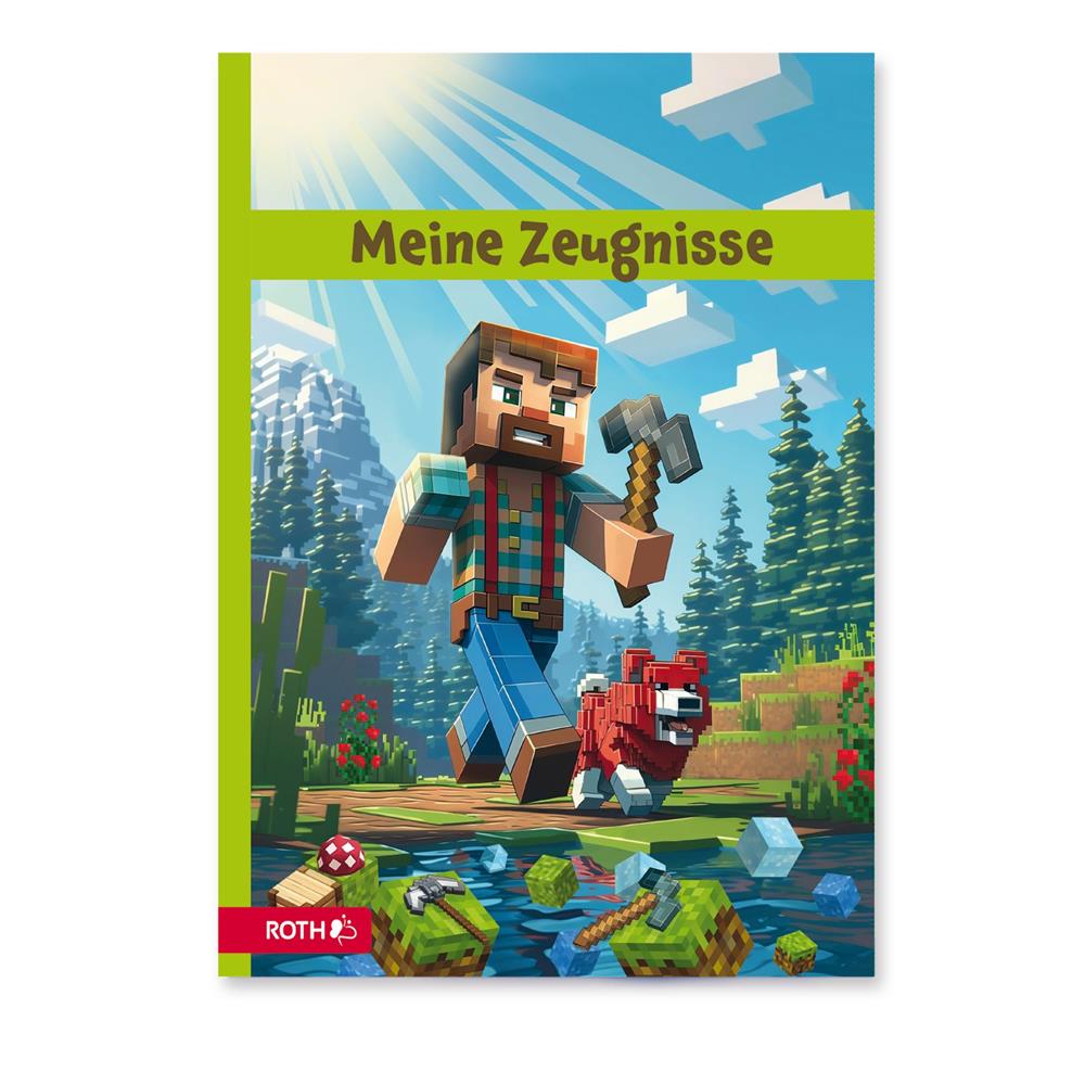 Roth Zeugnismappe Block Game, mit 10 A4 Klarsichthüllen