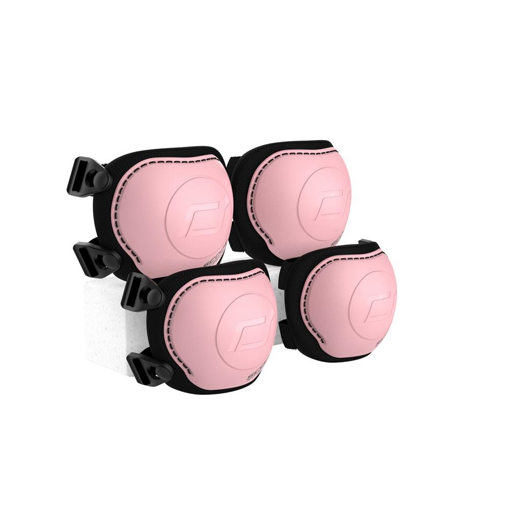 Scoot & Ride Protective Set, Größe S, rose, Knieschoner und Ellbogenschoner Set in rosa