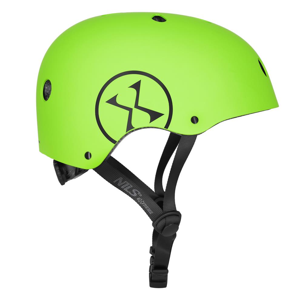 NILS EXTREME MTW001-2 Helm Größe M 55-58 cm Grün - Schutzhelm für Skatehelm Inliner Roller Fahrrad