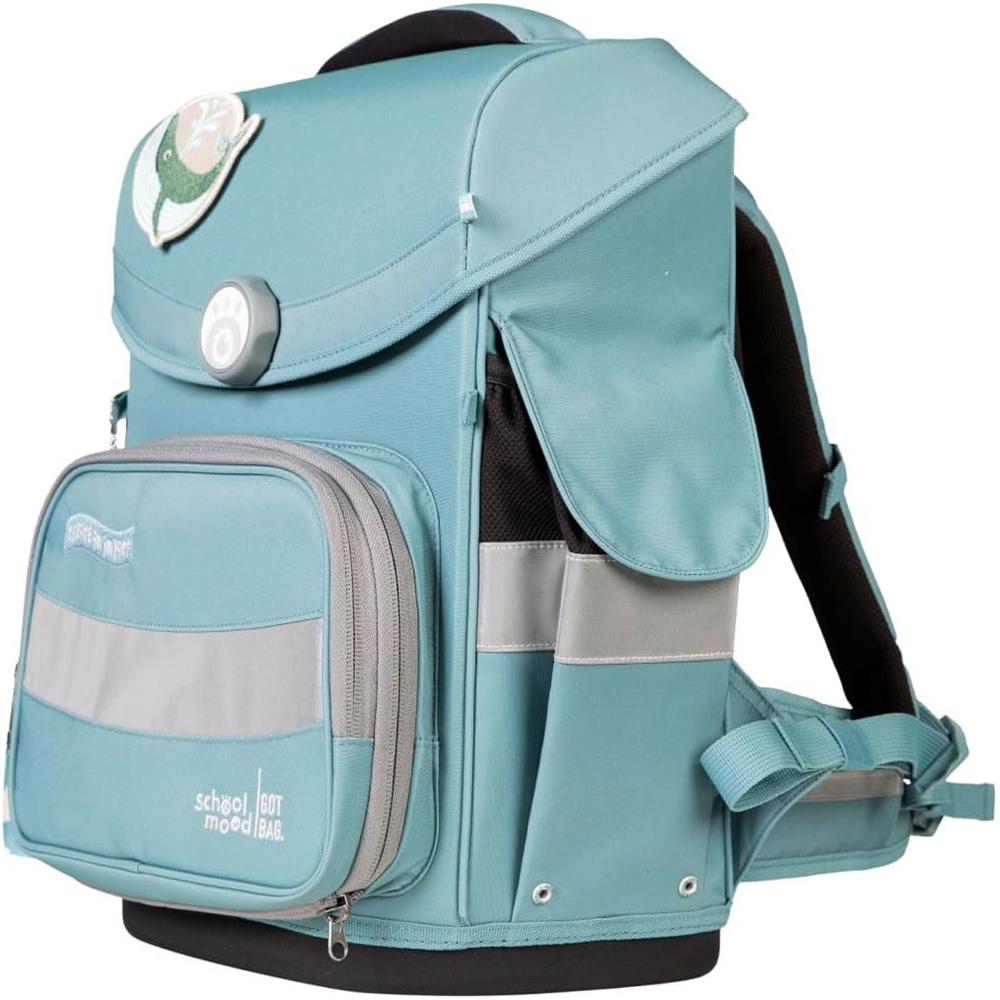 School-Mood Schulranzen Set Timeless Pro Dolphin (Ocean Collection) 6-teilig