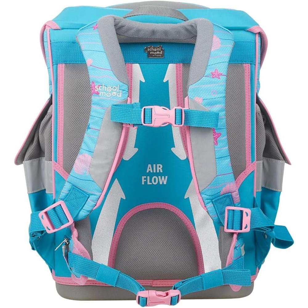 School-Mood Schulranzen Set Timeless Pro Lilly (Meerjungfrau) 7-teilig