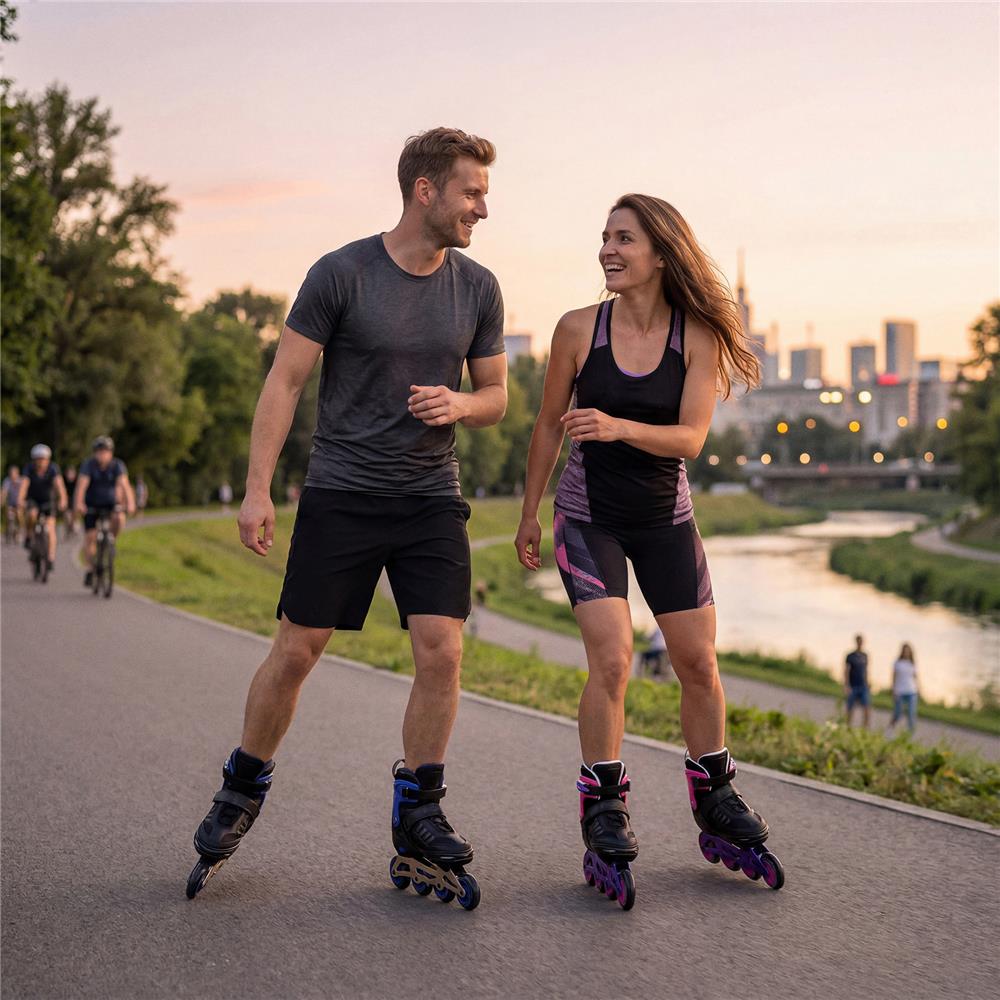 NILS EXTREME NA684 VELTO Inlineskates Inliner Gr. 42-45, Dunkelblau, größenverstellbar
