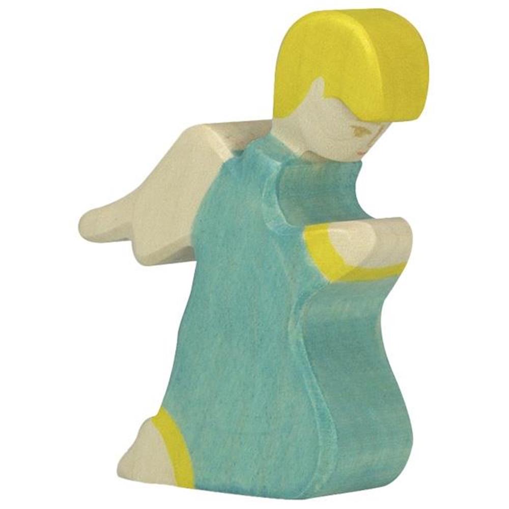 Holztiger Holzfigur - Engel 3, knieend, Krippenfigur, Holzspielzeug, ab 3 Jahren