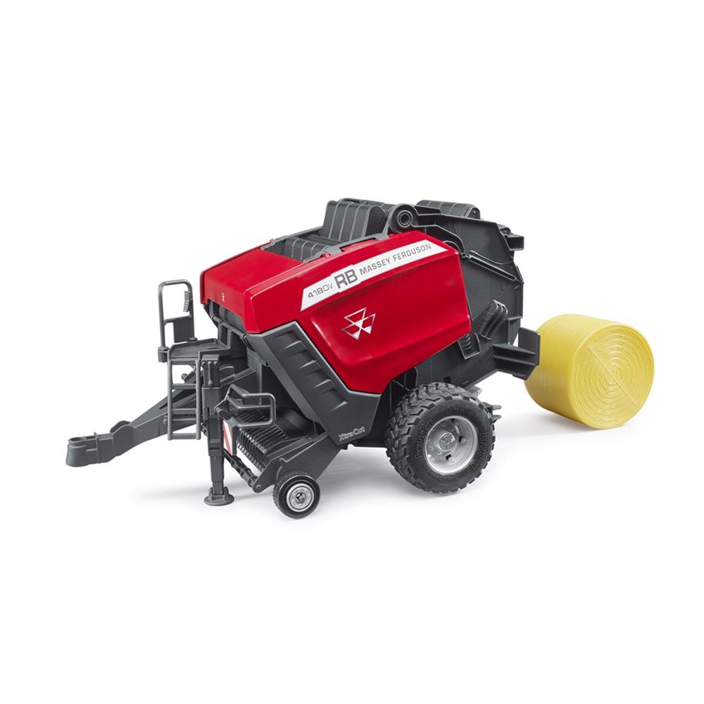Bruder 02039 - Massey Ferguson Rundballenpresse RB 4180V, Anhänger, Landwirtschaft