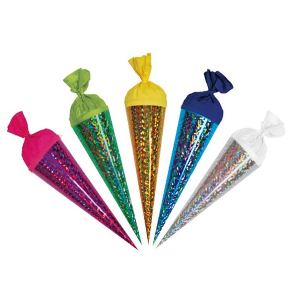 Roth Geschenk-Schultüten 35 cm Hologramm – 5er Set