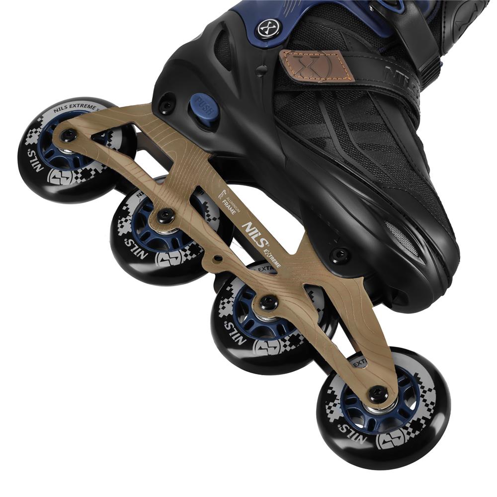NILS EXTREME NA684 VELTO Inlineskates Inliner Gr. 39-42, Dunkelblau, größenverstellbar