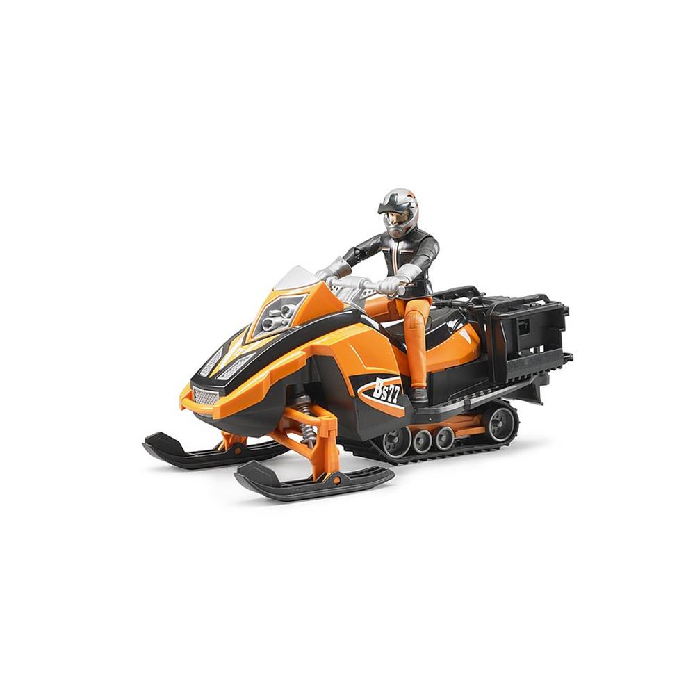 Bruder 63101 - Snowmobil mit Fahrer und Ausstattung