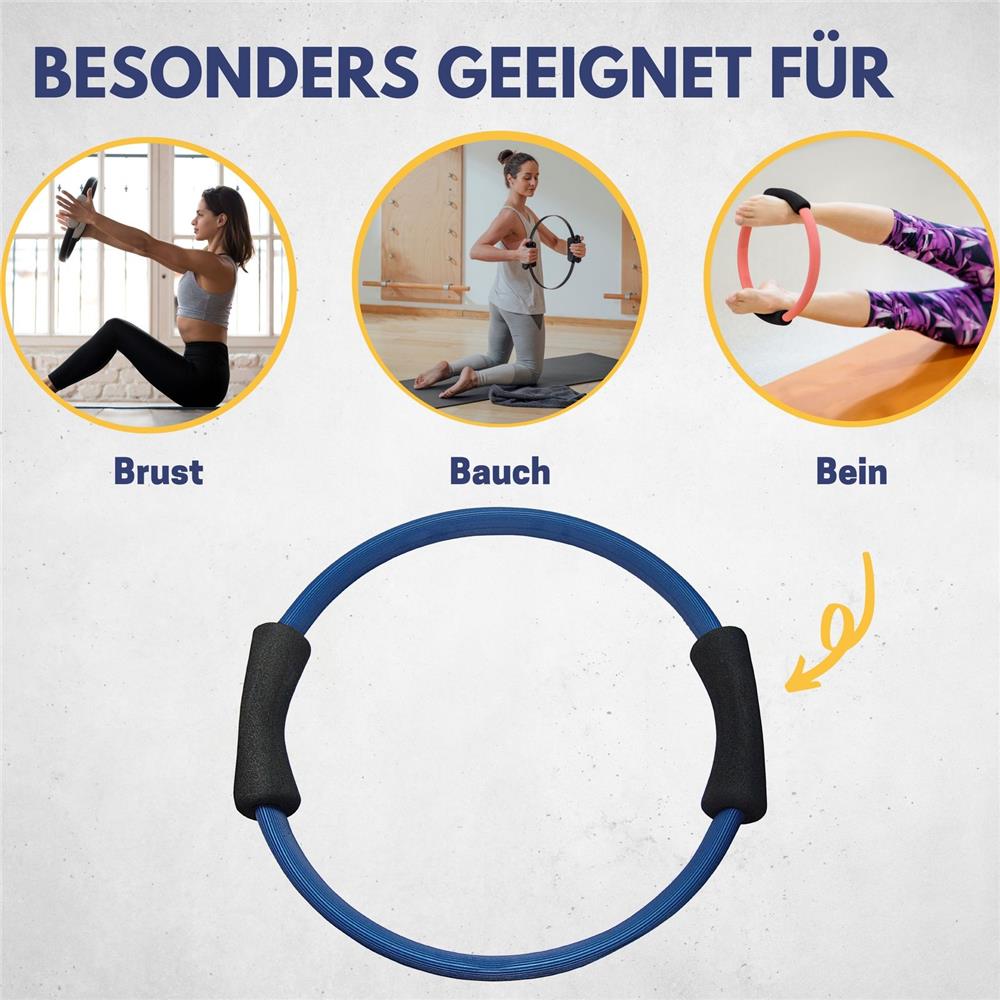Best Sporting Pilates Power Ring 37 cm Fitnessring blau Training