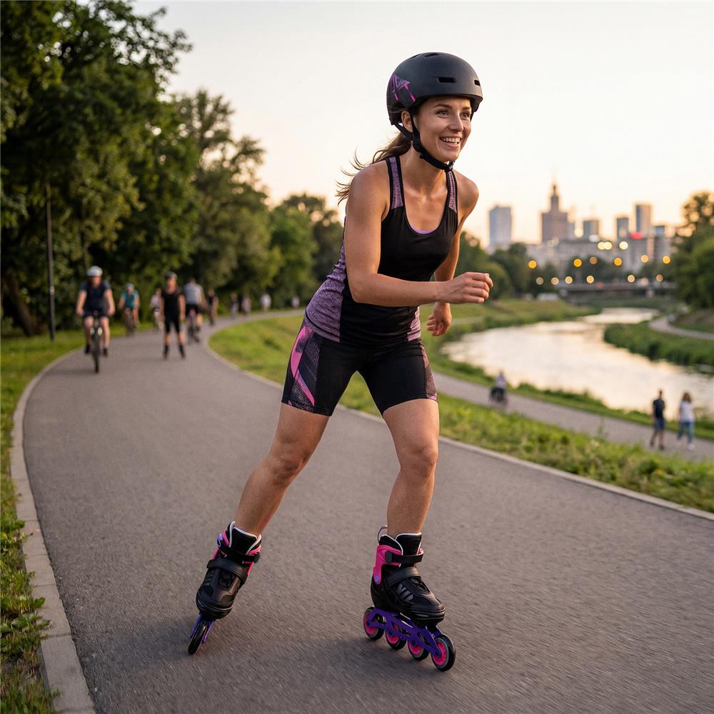 NILS EXTREME NA684 VELTO Inlineskates Inliner Gr. 42-45, Rosa, größenverstellbar