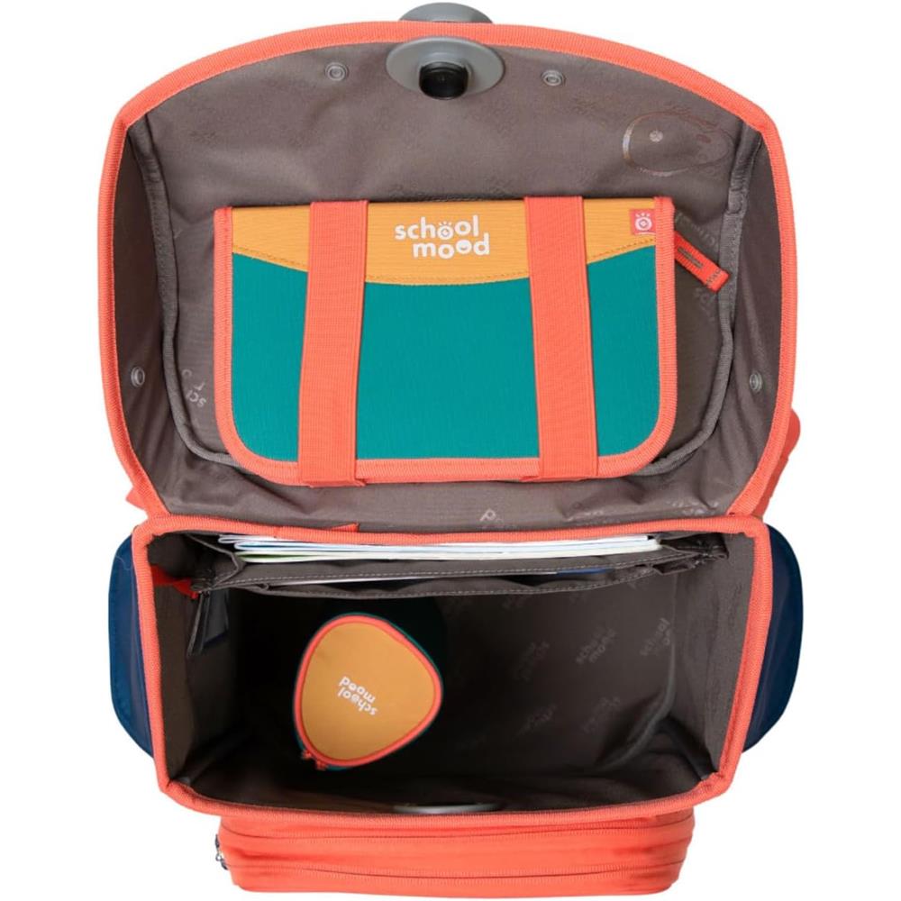 School-Mood Schulranzen Set Timeless Pro Happy Emerald (Colours Collection) 6-teilig