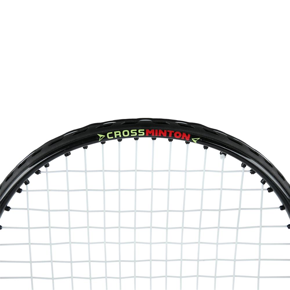 NILS Crossminton-Set, Rot, 2x Schläger, 3x Federbälle (Speeders), 1x Schutzhülle