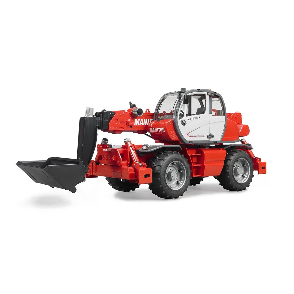 Bruder 02129 - Manitou Teleskopstapler MRT 2150 mit Zubehör