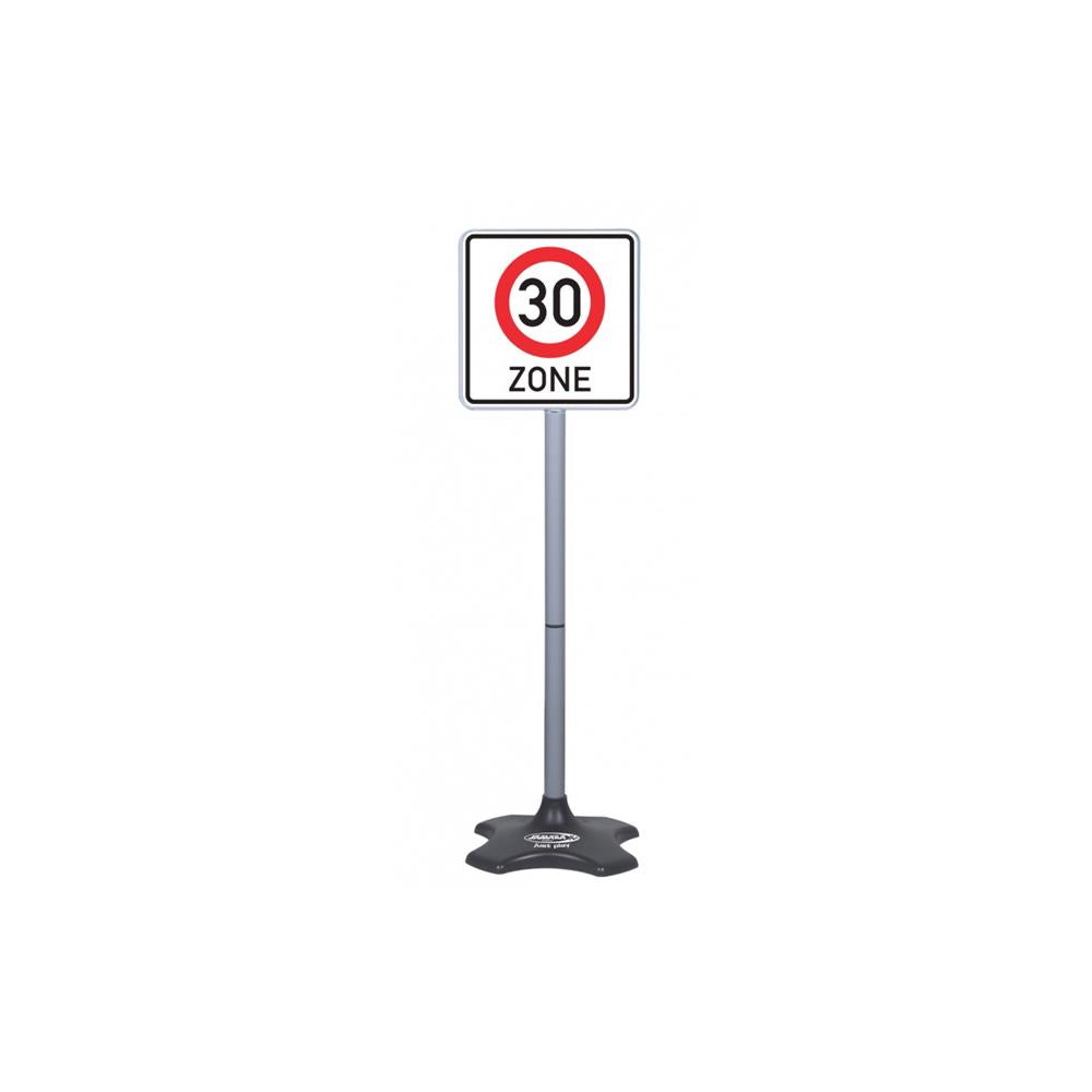 Jamara 5 Verkehrsschilder 81 cm Straßenschilder im Set für Fahrzeuge Outdoor Garten Spiel-Verkehrszeichen