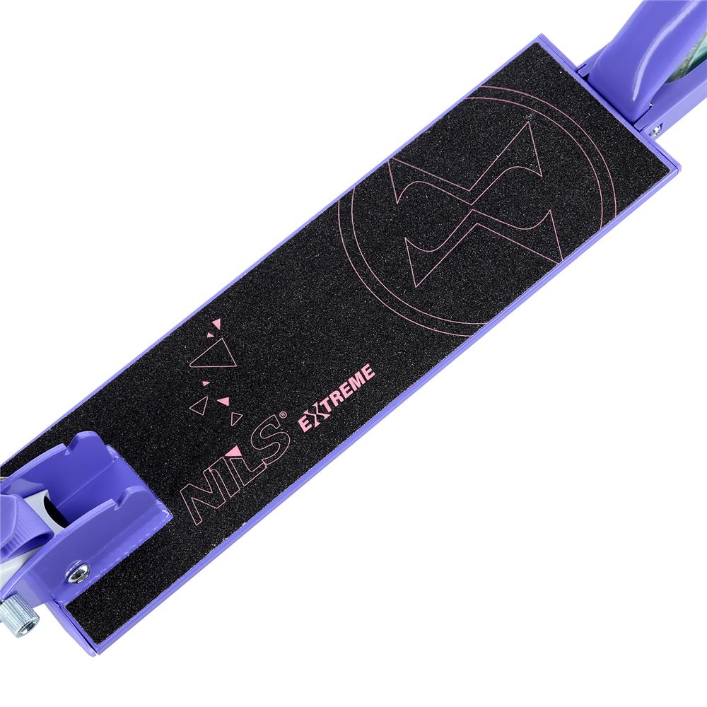 NILS EXTREME HD120L LED Kinderscooter Violett, Kinderroller, ABEC-7, bis 50 kg