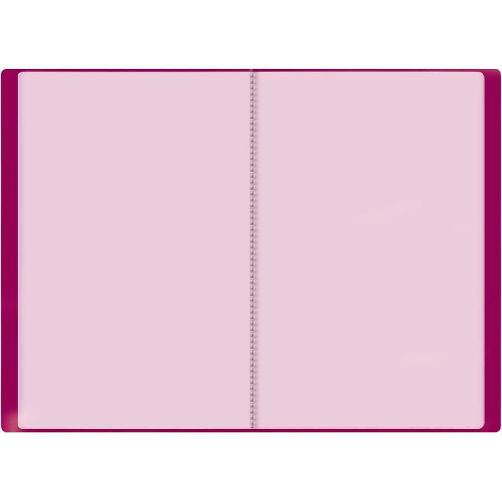 Roth Zeugnismappe Basic Magenta, mit 20 A4 Klarsichthüllen