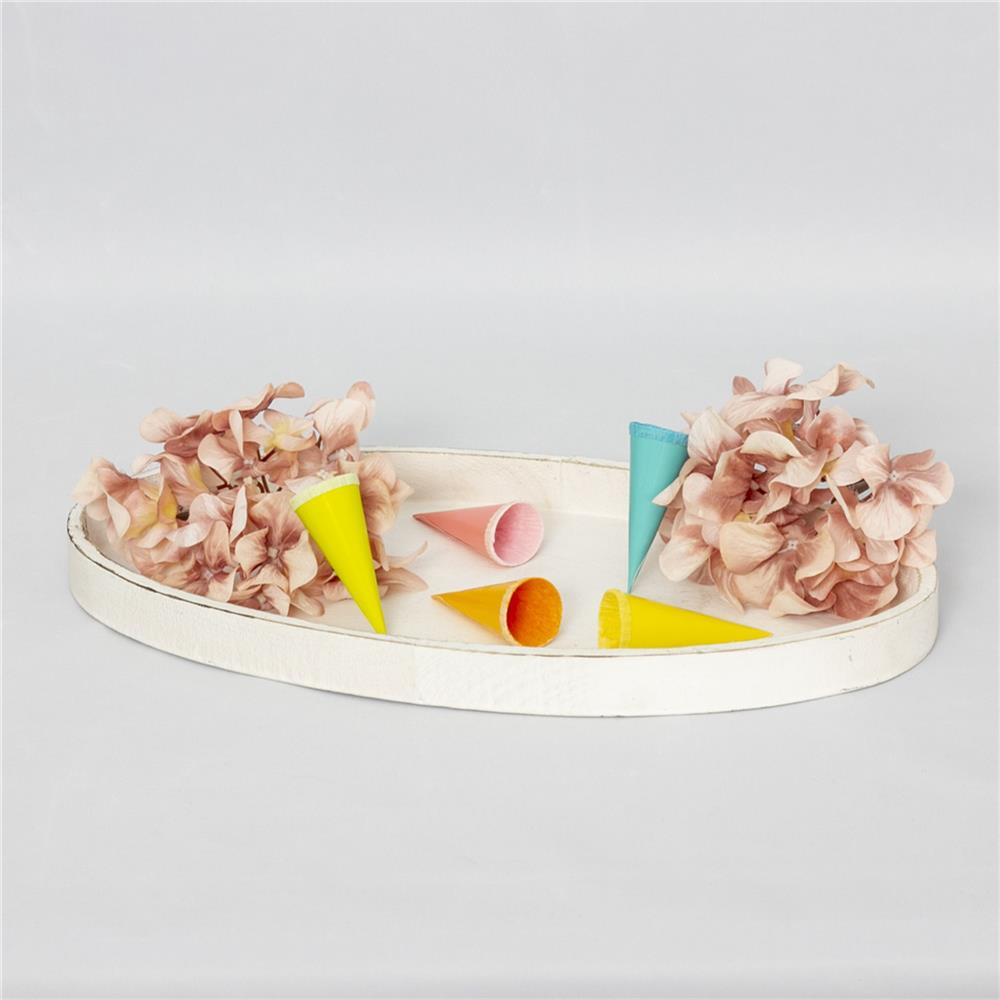 Roth Deko-Schultüten Set Uni, 4,5 cm – 10er Set Mini-Schultüten für Schulanfang