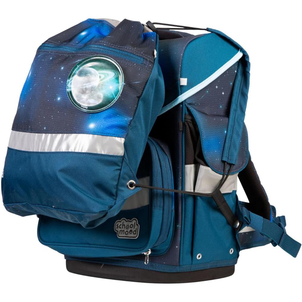 School-Mood Schulranzen Set Timeless Pro Moritz (Space) 7-teilig