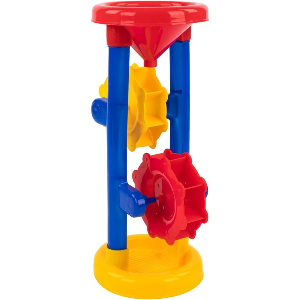 Idena Sandmühle 32 cm dreifarbig Strandspielzeug Kinder Kunststoff