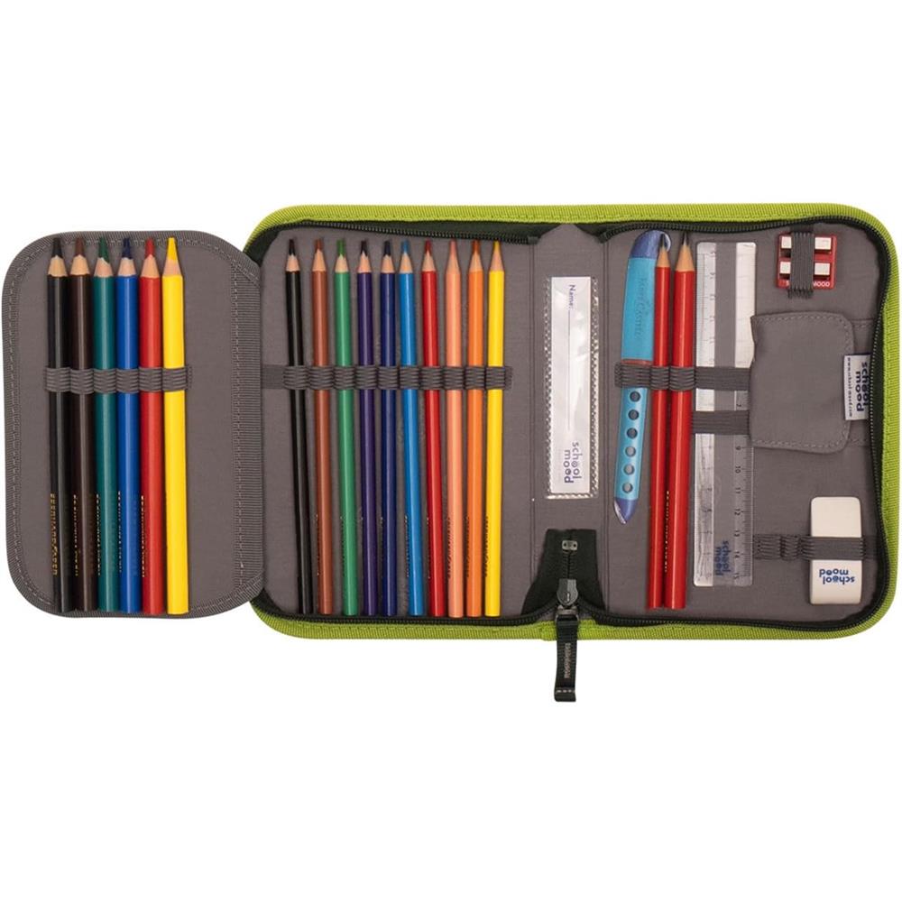 School-Mood Schulranzen Set Timeless Pro Daniel (Dinosaurier) 7-teilig